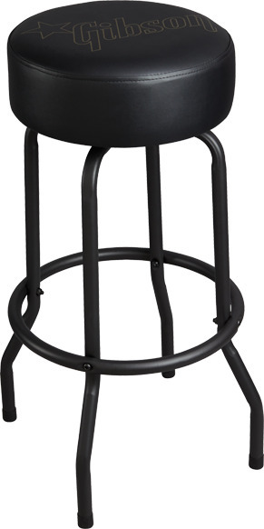 Star Logo Playing Stool (black / tall)