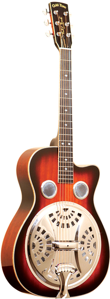 PBR-CA with Active Pickup Paul Beard Signature Roundneck Resonator Guitar (tobacco sunburst)