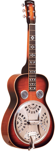 PBS Deluxe with Passive Pickup Paul Beard Signature Squareneck Resonator Guitar (tobacco sunburst)