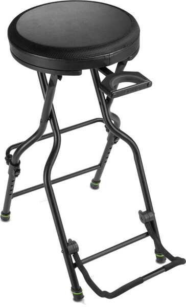 Tabouret de guitare noir tabouret de bar pliable rond support de