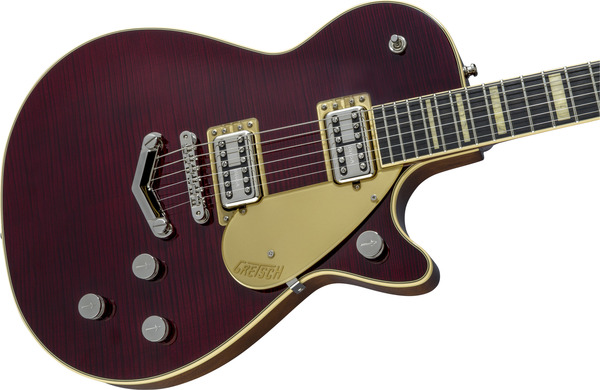 Gretsch G6228FM Players Edition Jet BT with V-Stoptail (dark cherry stain)