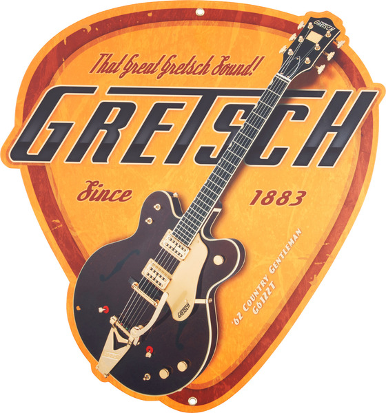 Gretsch Pick Vintage Tin Sign