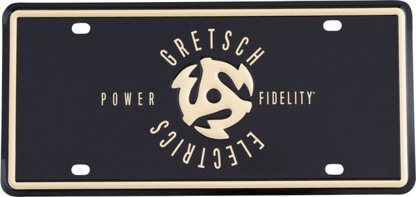 Gretsch 'Power & Fidelity' License Plate