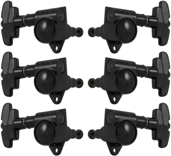 109-18BC Super Rotomatics with 18:1 Gear Ratio (3+3, black chrome)