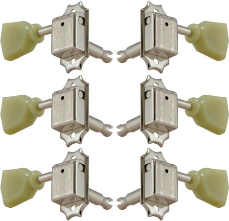 133NK Deluxe Guitar Machines with Keystone Button (3+3, nickel)