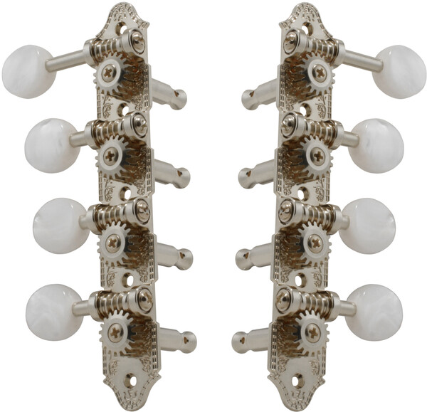 409FN Mandolin Machine Heads Standard 4+4, for "F"-Style Mandolins (nickel)