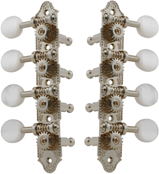 409N Mandolin Machine Heads Standard 4+4, for "A"-Style Mandolins (nickel)
