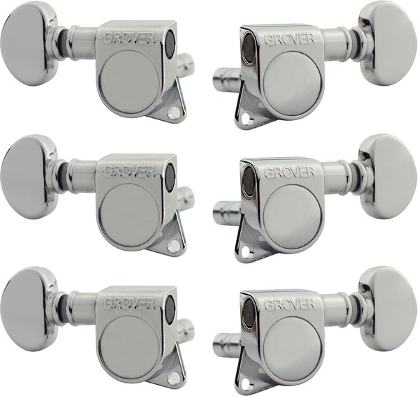 Guitar Machine Heads 3 + 3 406 C (chrome - mini)