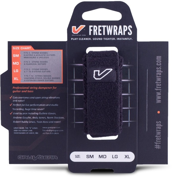 Gruv Gear FretWrap 1-Pack large FW-1PK-LG (black)