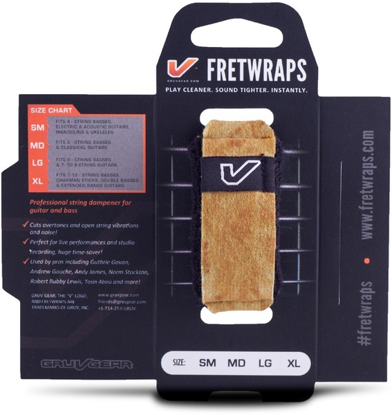 FretWrap 1-Pack large FW-1PK-LIT-LG (wood maple)