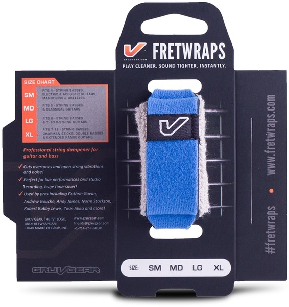 FretWrap 1-Pack medium FW-1PK-BLU-MD (blue)
