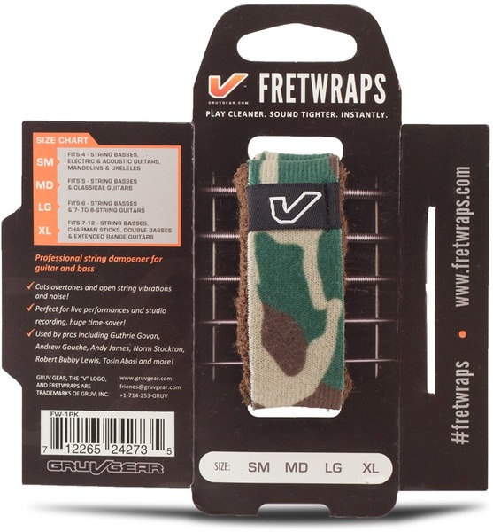 FretWrap 1-Pack medium FW-1PK-CMG-MD (camo green)
