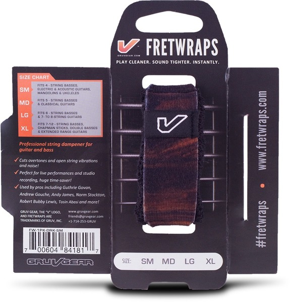 FretWrap 1-Pack medium FW-1PK-MED-MD (wood walnut)