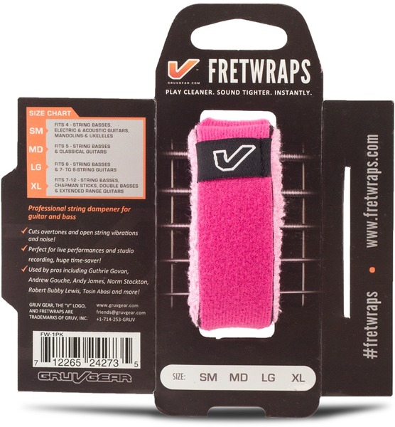 FretWrap 1-Pack medium FW-1PK-PNK-MD (pink)