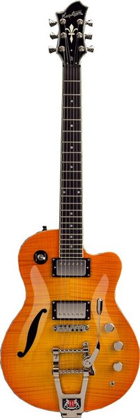 Hagstrom Deluxe F-Special Tremar (Amber Sunburst)