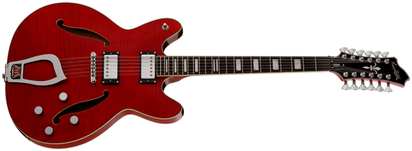 Hagstrom Viking Deluxe 12-String (wild cherry transparent)