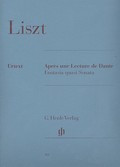 Henle Après une lecture de Dante Liszt, Franz