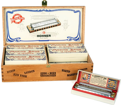 Hohner Marine Band 1896 125Th Anniversary Display (set of 12 C-Dur)