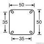 Hypocase Wheel / Swivel Castor (50mm-role)