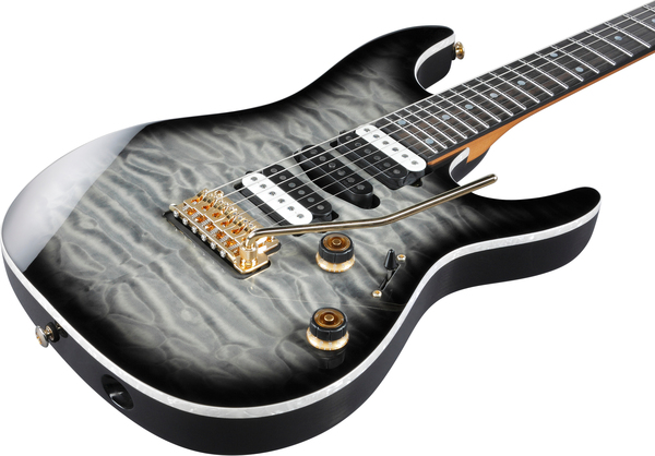 Ibanez AZ47P1QM (black ice burst, incl. bag)