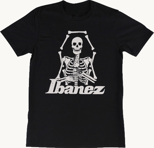 IBAT004L / T-shirt Skull (L size / black)