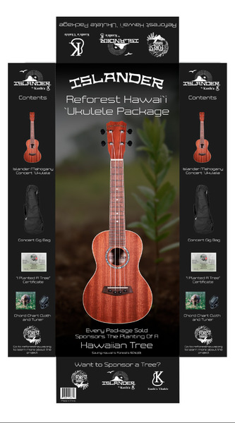 Islander Ukulele PAT BOX / Reforest Hawai MCB-4 + bag