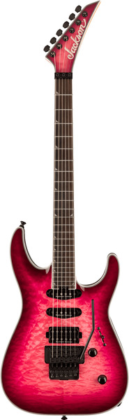 Jackson ジャクソン Pro Plus SLA3Q Fuschia Bur Jackson Pro Plus Series Soloist SLA3Q (fuschia burst) | MusiX