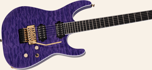 Jackson Pro Soloist SL2Q MAH (transparent purple)