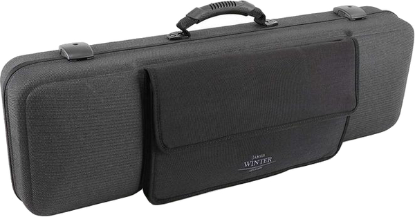 Jakob Winter JW 51025 NB Violin Oblong Case (4/4 + 3/4, grey with black detachable pocket)