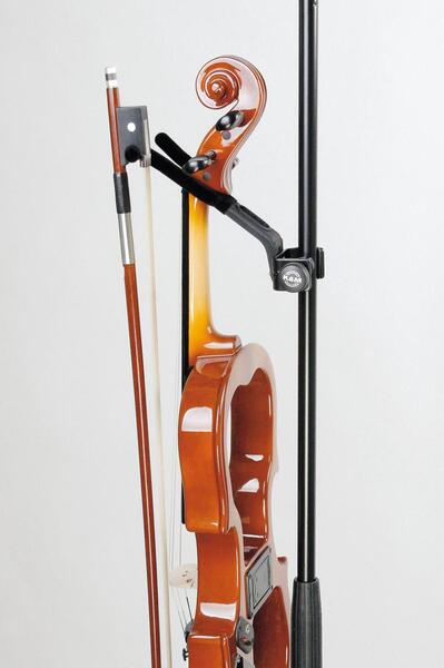 K&M 15580 Violin Holder (black)