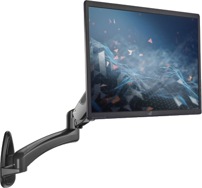 K&M 23870 Monitor Wall Mount (black)