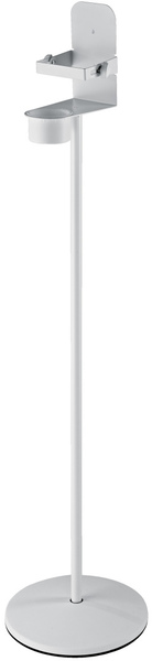 K&M 80310 Disinfectant Stand with Bracket (pure white)