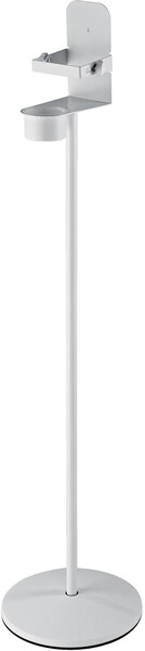 K&M 80315 Disinfectant stand with bracket XL (pure white)