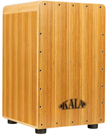 Kala KP Cajon Zebrawood (with bag)