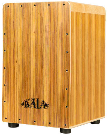 Kala KP Cajon Zebrawood (with bag)