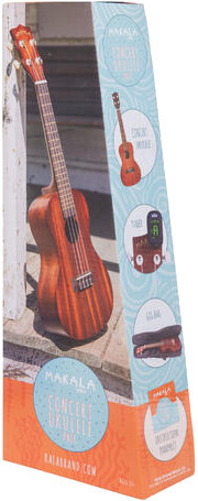 Kala Makala Concert Ukulele Pack / MK-C/PACK (incl. tuner & bag)