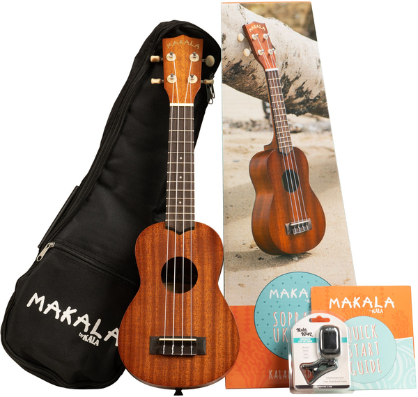 Makala Soprano Ukulele Pack (including Tuner & Gigbag)