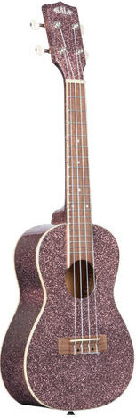 Kala Pink Champagne Concert Ukulele / KA SPRK PINK (with bag)