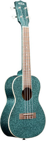 Kala Rhapsody In Blue Concert Ukulele / KA SPRK AQUA (with bag)