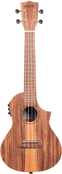 Teak Tri-Top Concert Ukulele / KA-TK-C-CE (with cutaway & EQ)
