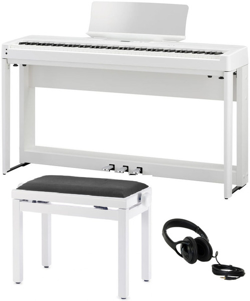ES-520 Bundle (white w/stand, pedal, bench, headphone)