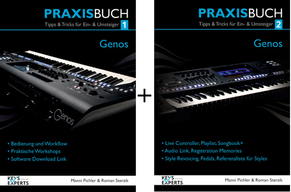 Das Praxisbuch für Yamaha Genos Band 1 + 2 / Pichler, Manni