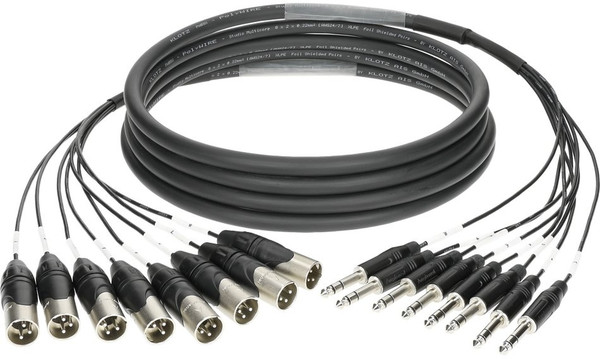 Klotz S08MPA 8 channel loom analog (jack - XLR male, 6m)