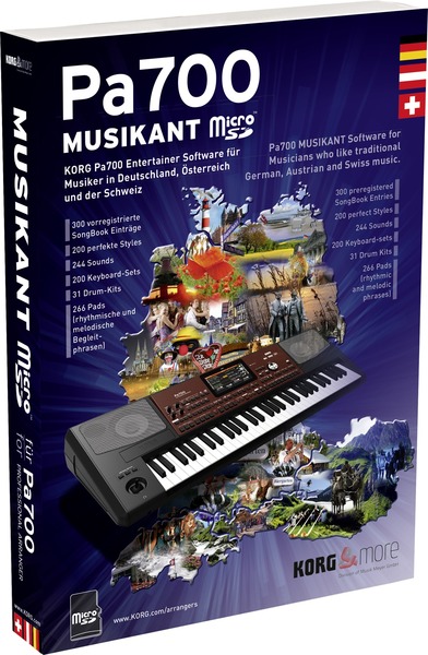 Korg Pa700 MUSIKANT Micro-SD