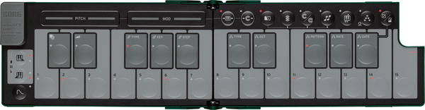 nanoKEY Fold Foldable MIDI Keyboard (Alpine Green)