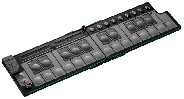 DTM・DAW KORG nanoKEY Fold AG(Alpine Green) Korg nanoKEY Fold Foldable MIDI Keyboard (Alpine Green) | MusiX