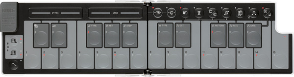 nanoKEY Fold Foldable MIDI Keyboard (White)