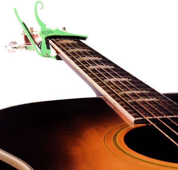 Kyser KY-KG6NGA-LE Quick-Change Capo (neon green)