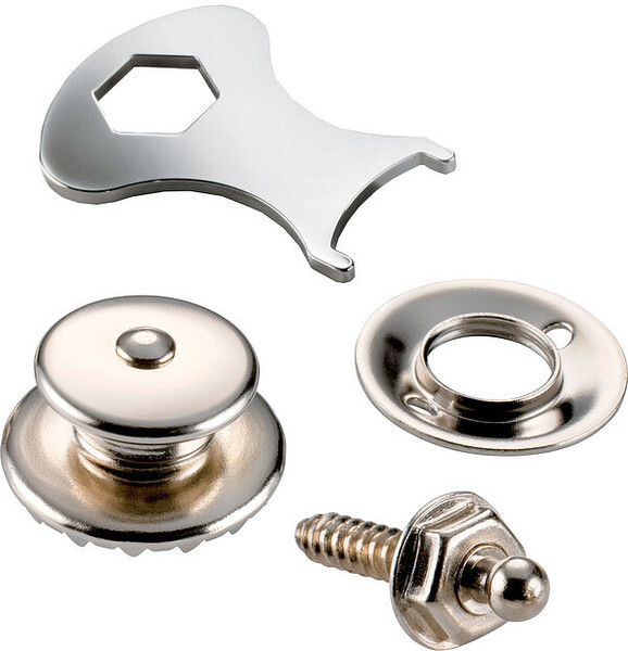 Security Lock Electric Set #1429 (nickel)