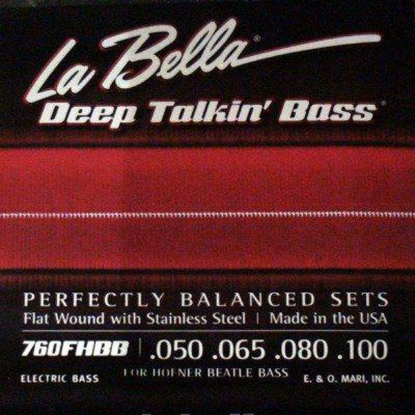 La Bella 760FHBB Beatle Bass Set (050-.100)